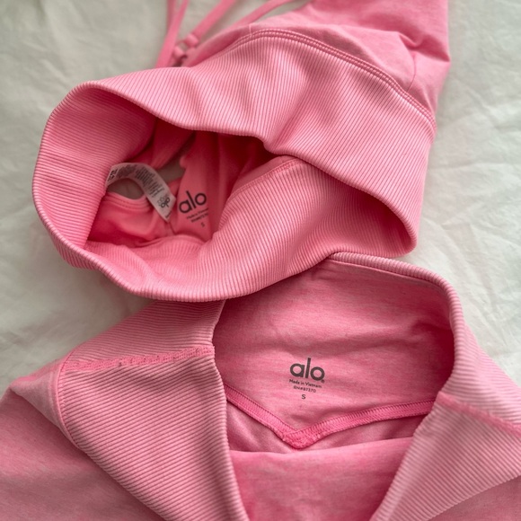 Alo Yoga GODDESS Bra + leggings SET - Picture 10 of 12